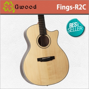 지우드 핑스-R2C(Gwood Fings-R2C)/핑거스타일/탑솔리드 기타 