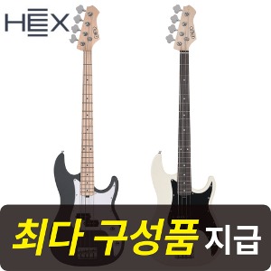 [최다구성품지급] 헥스 R100 / 입문용 베이스 기타 /프레시전 바디