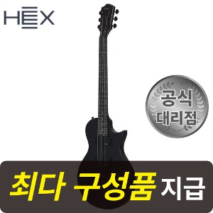 [최다구성품지급] 헥스 H100 BK / 블랙 / 입문용 일렉기타/ HERO 바디