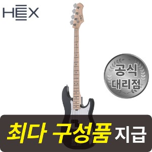 [최다구성품지급] 헥스 R100 SG / 슬레이트 그레이 /입문용 베이스 기타 /프레시전 바디
