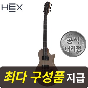 [최다구성품지급] 헥스 H100 AB / 애쉬 브라운 / 입문용 일렉기타/ HERO 바디