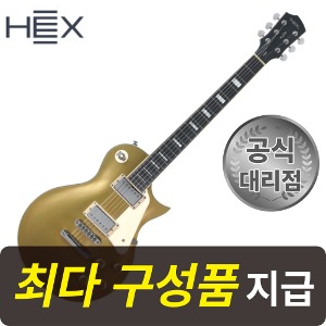 [최다구성품지급] 헥스 H300 GD / 골드 / 입문용 일렉기타/ HERO 바디