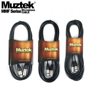 Muztek Mic Cable 마이크 케이블 캐논+캐논(3m, 5m, 7m)